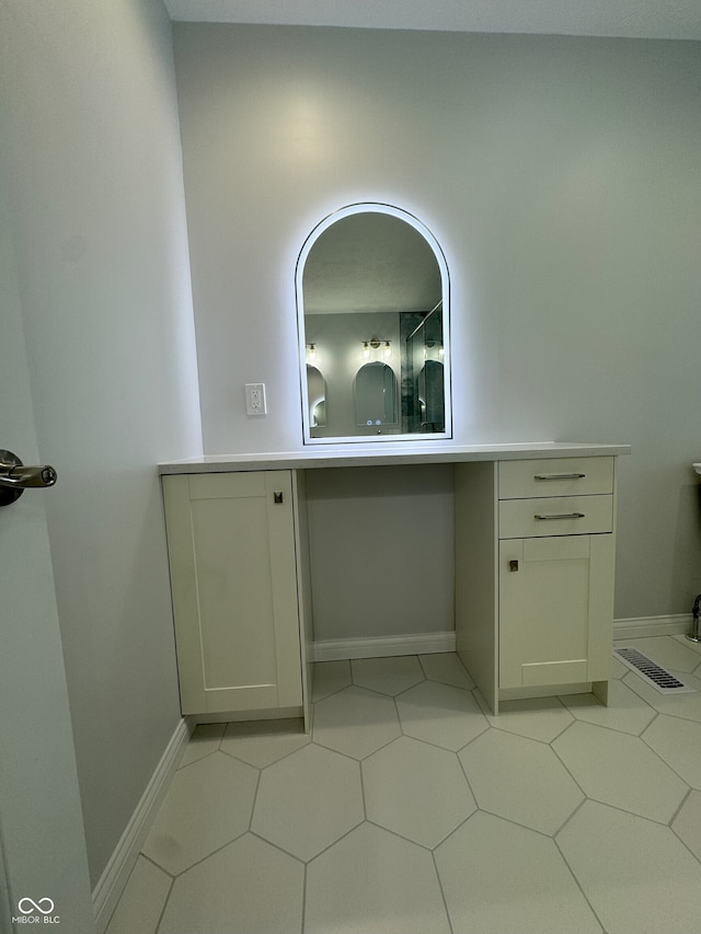 interior space featuring tile patterned floors