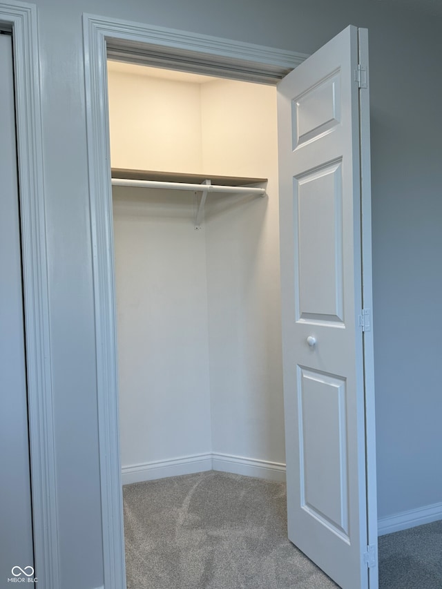 view of closet