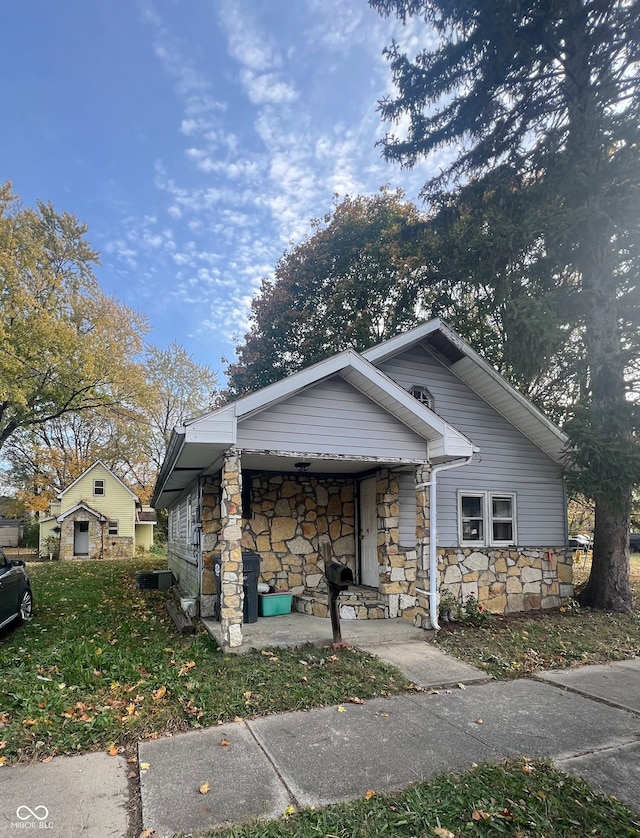 view of bungalow-style home