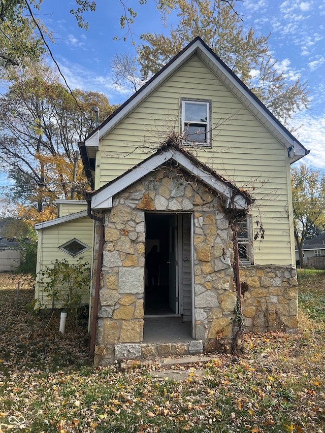 view of rear view of house