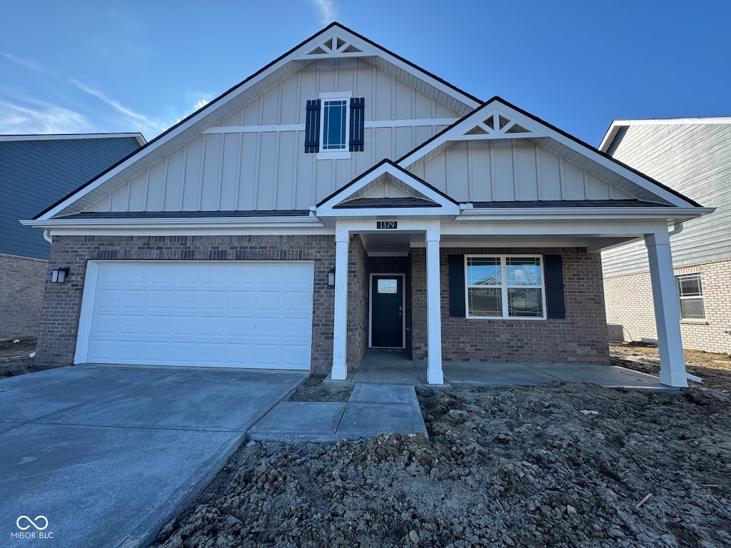 view of front of home with a porch