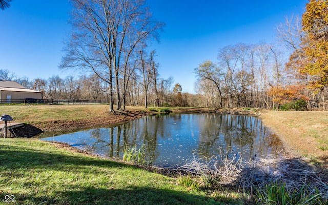 view of water feature