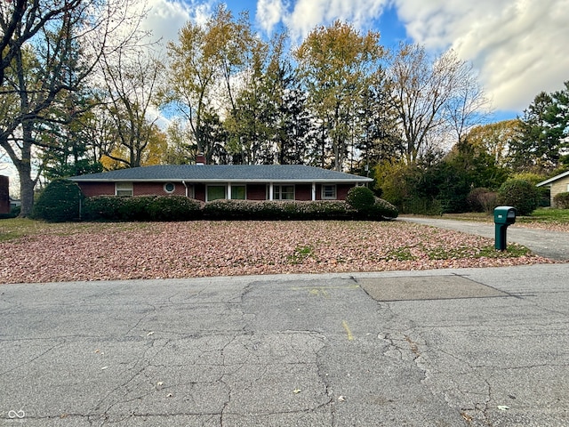 view of ranch-style home