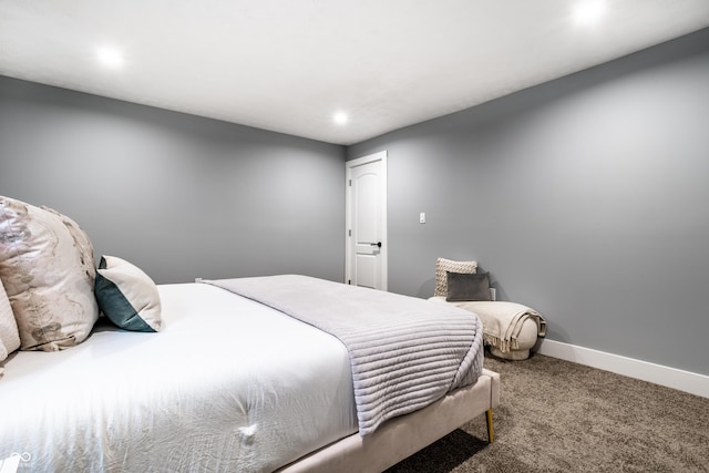 1621 Draper St, Indianapolis, IN 46203 - carpeted bedroom with baseboards and recessed lighting