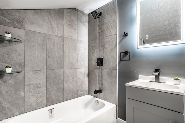 1621 Draper St, Indianapolis, IN 46203 - full bathroom featuring shower / washtub combination and vanity