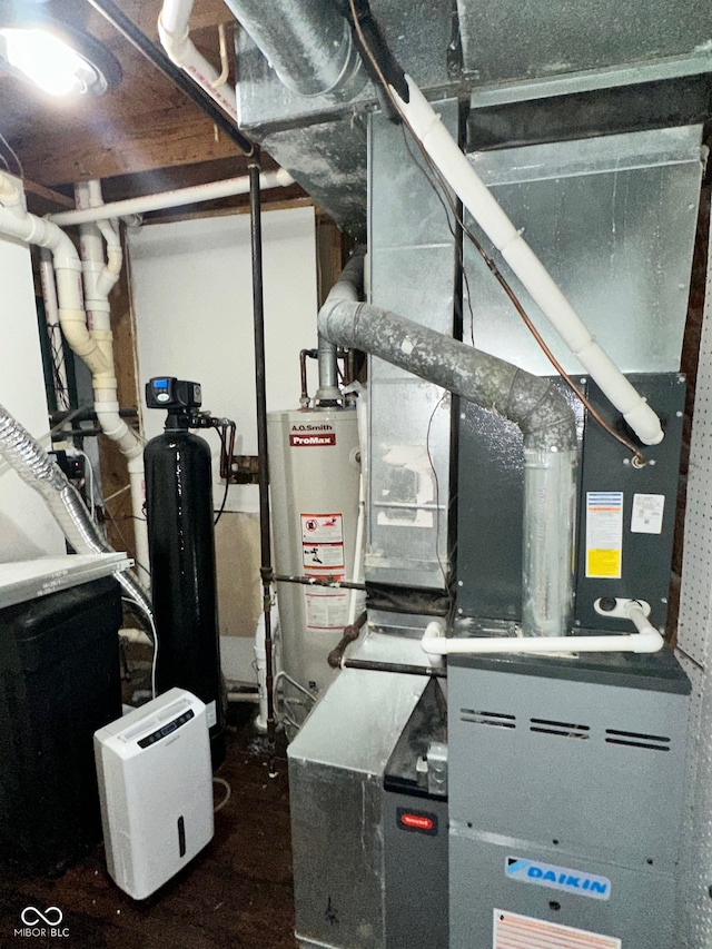 utilities with gas water heater