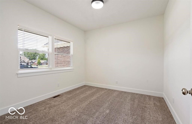 spare room with carpet flooring