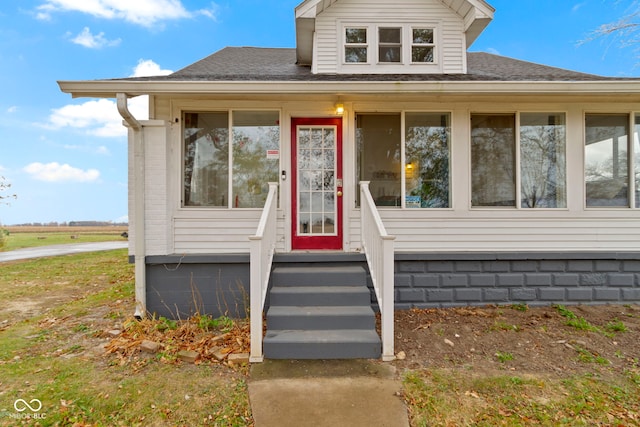 view of front of property