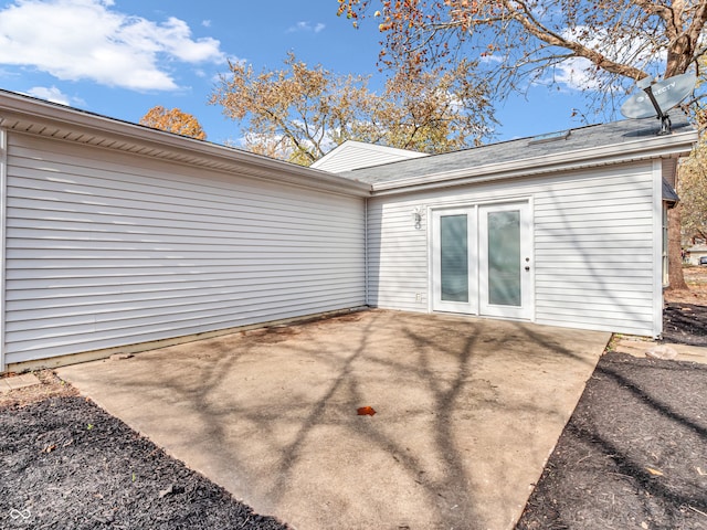 rear view of property with a patio area