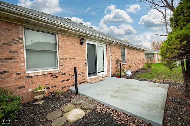 exterior space with a patio area