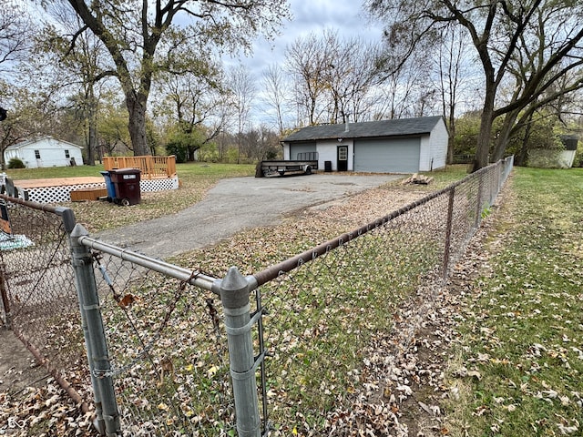 exterior space featuring a deck