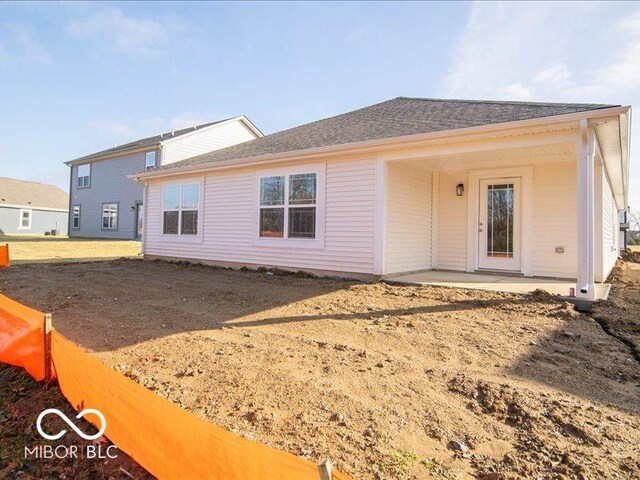 view of rear view of property