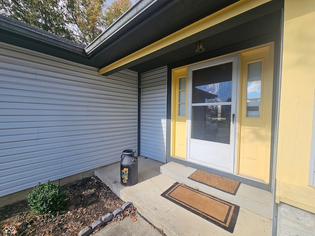 view of entrance to property