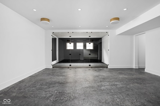 view of unfurnished living room