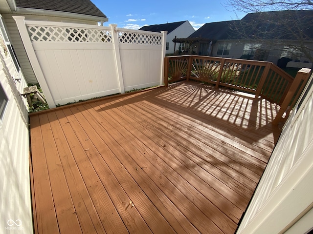 view of deck