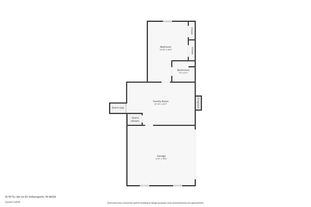 5060 Staughton Dr, Indianapolis, IN 46226 - room layout