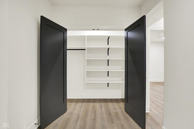 5469 Harness Dr, Greenwood, IN 46143 - spacious closet with light wood-type flooring