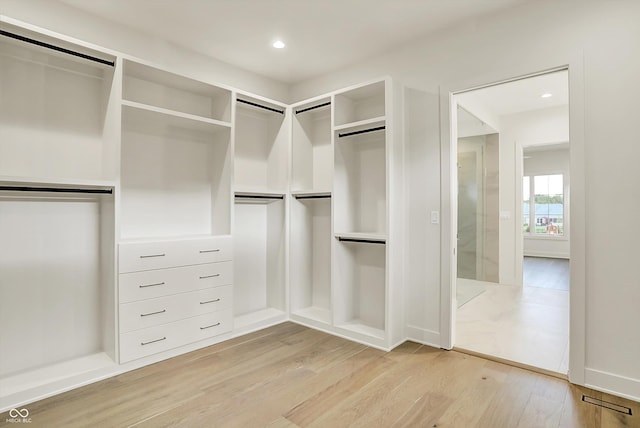 5469 Harness Dr, Greenwood, IN 46143 - spacious closet featuring light wood finished floors