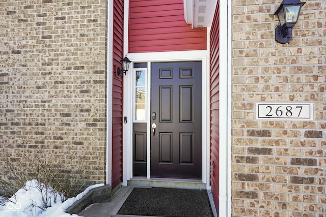 view of entrance to property