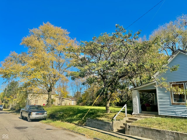 view of yard