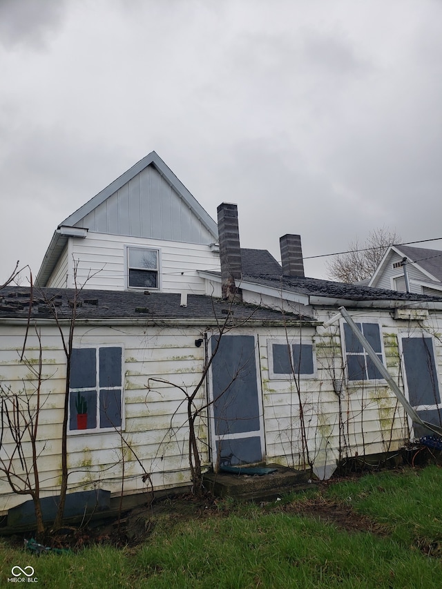 view of rear view of property