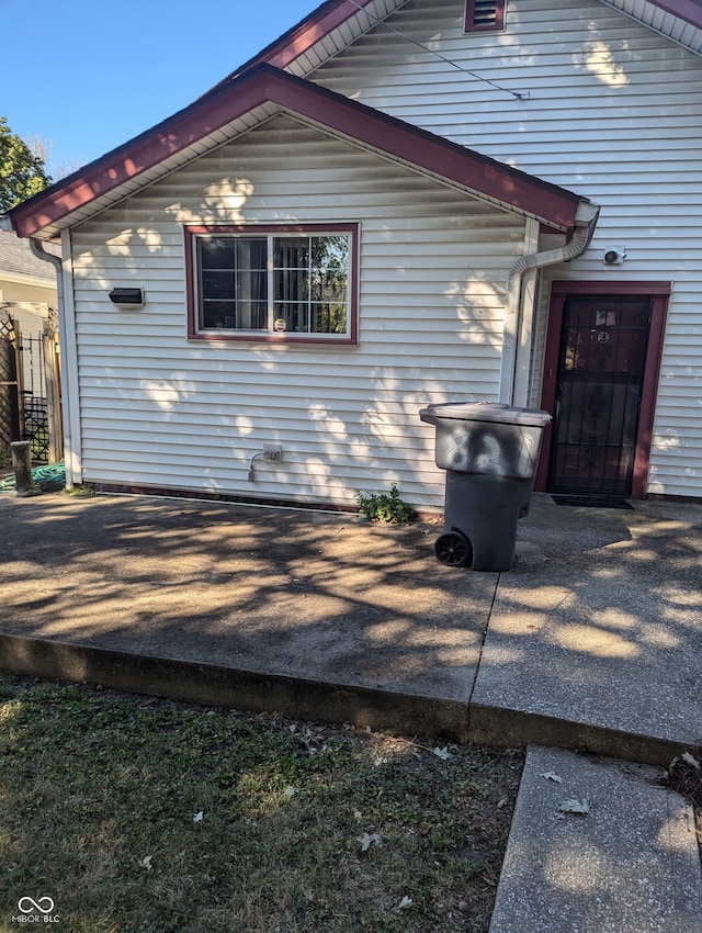 view of rear view of property