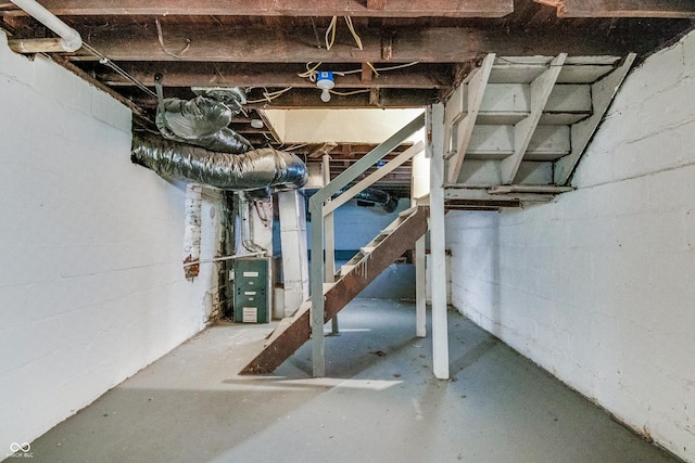 951 W 33rd St, Indianapolis, IN 46208 - view of unfinished below grade area