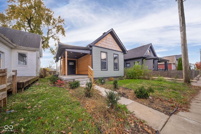 425 Sanders St, Indianapolis, IN 46225 - view of front of property with covered porch