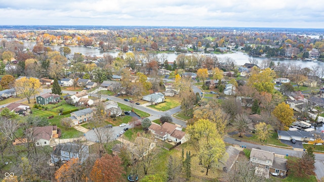 5909 Buttonwood Dr, Noblesville, IN 46062 - aerial view of property and surrounding area with a nearby body of water and nearby suburban area