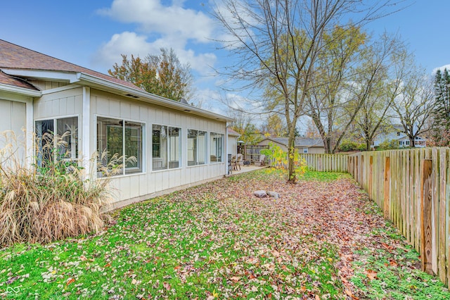 5909 Buttonwood Dr, Noblesville, IN 46062 - fenced backyard with a patio area