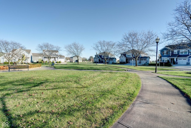 7290 Lockford Walk N, Avon, IN 46123 - view of grassy yard with a residential view