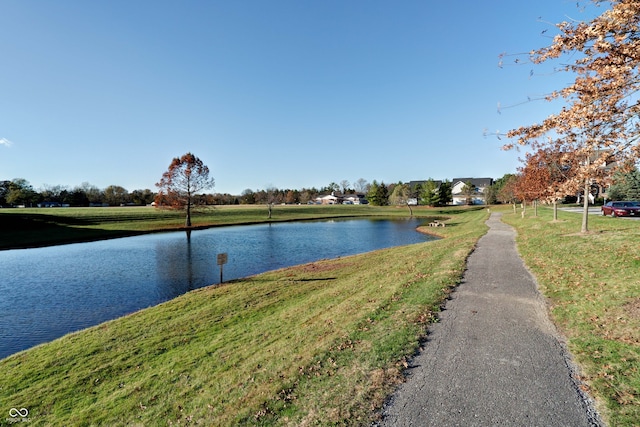 property view of water