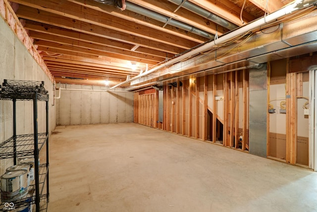 7290 Lockford Walk N, Avon, IN 46123 - view of unfinished basement