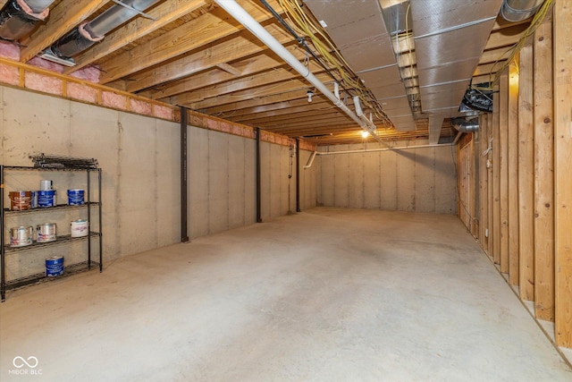 7290 Lockford Walk N, Avon, IN 46123 - view of unfinished basement