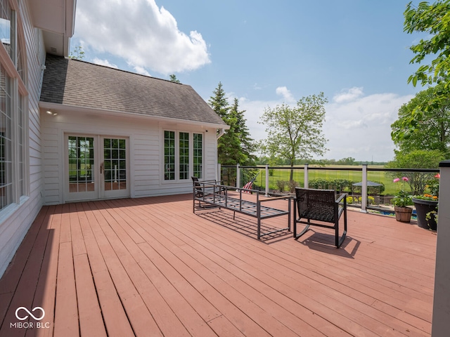 5784 N 600 E, Greenfield, IN 46140 - view of wooden terrace