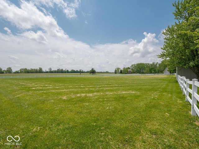 5784 N 600 E, Greenfield, IN 46140 - view of yard featuring a rural view