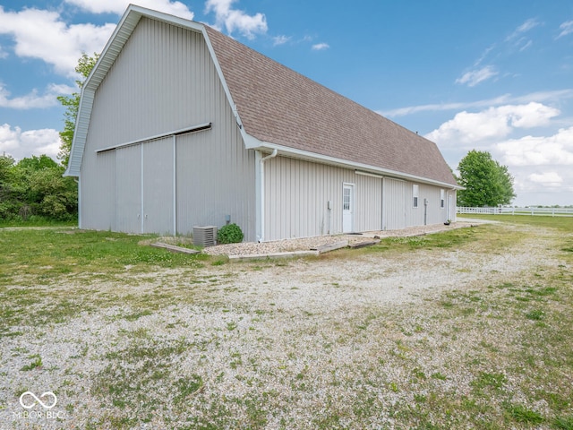 5784 N 600 E, Greenfield, IN 46140 - view of barn featuring central AC