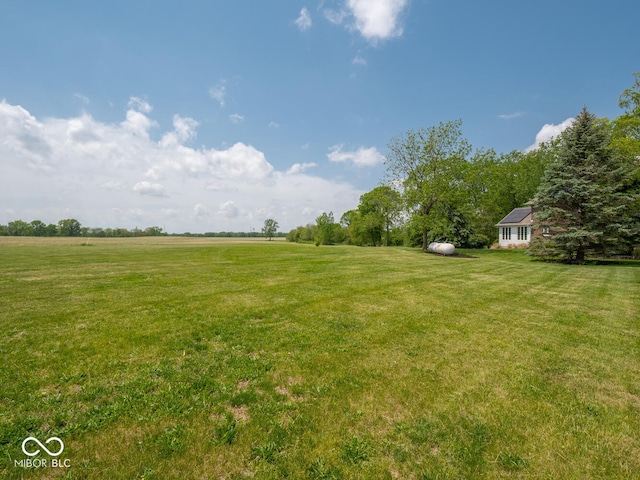 5784 N 600 E, Greenfield, IN 46140 - view of grassy yard featuring a view of countryside