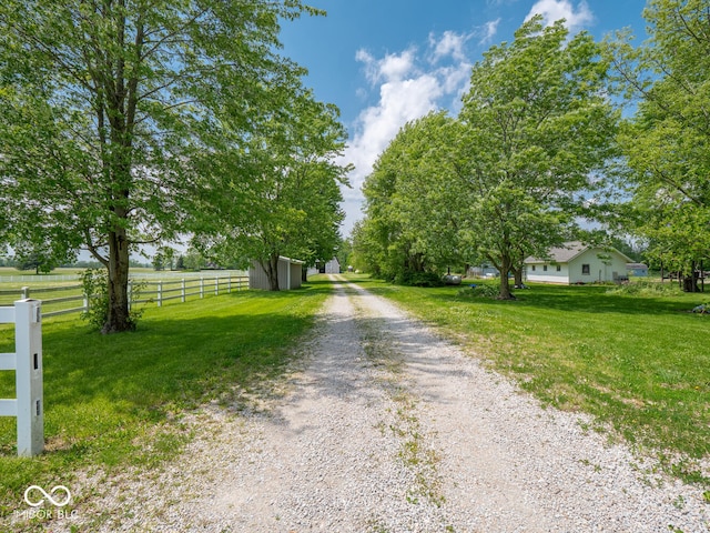5784 N 600 E, Greenfield, IN 46140 - view of dirt / gravel road