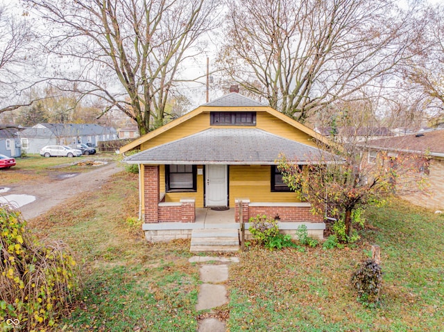 bungalow-style house with a porch