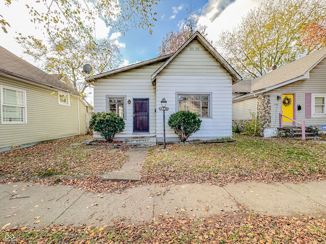 view of bungalow-style home