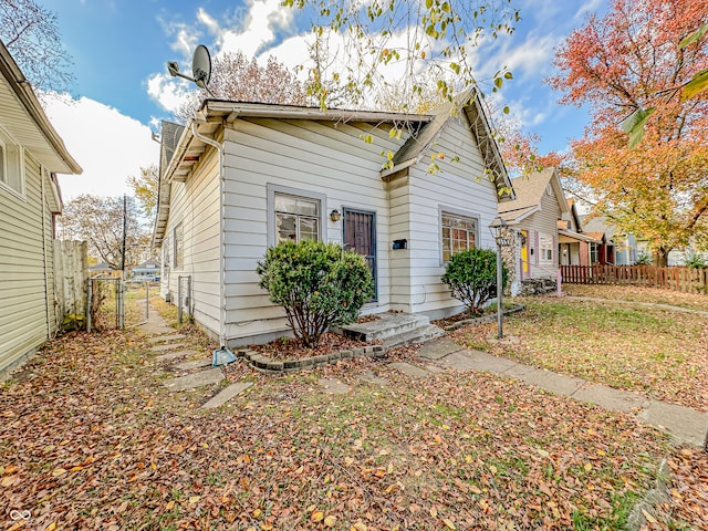 view of back of property