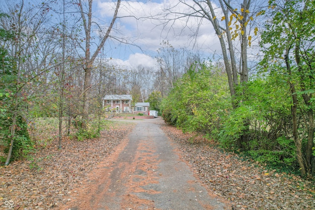 view of road