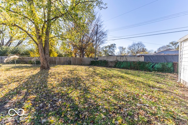 view of yard