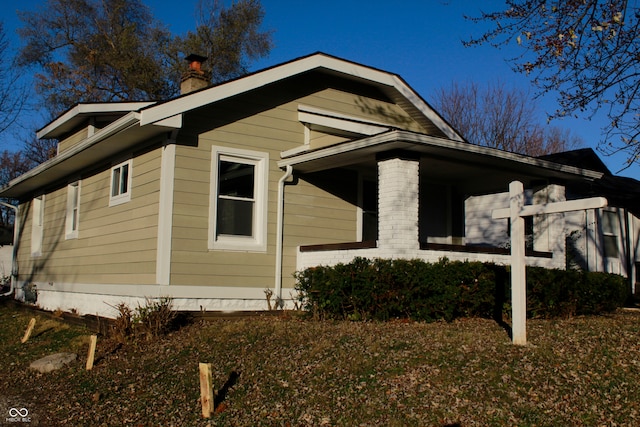 view of property exterior