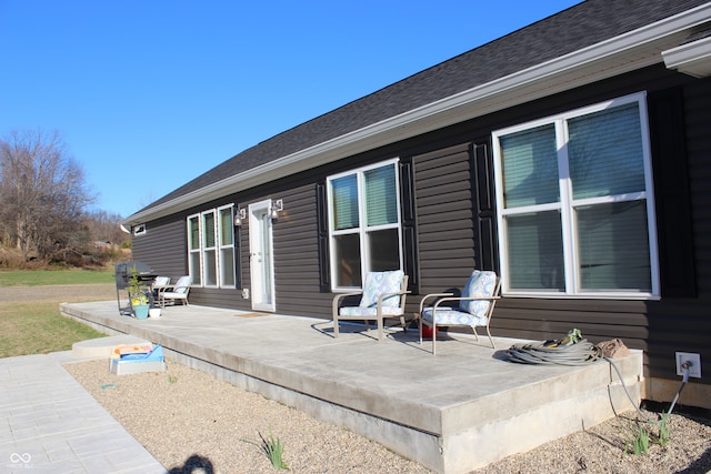 exterior space with a patio