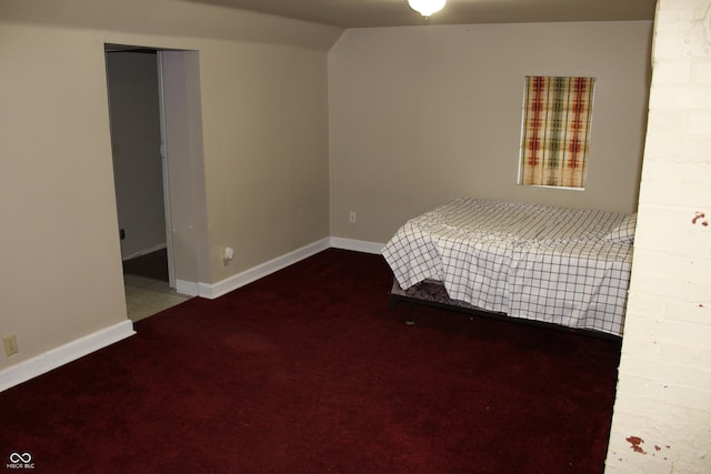 unfurnished bedroom with carpet flooring