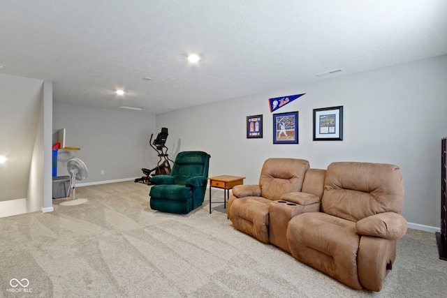 interior space with carpet floors