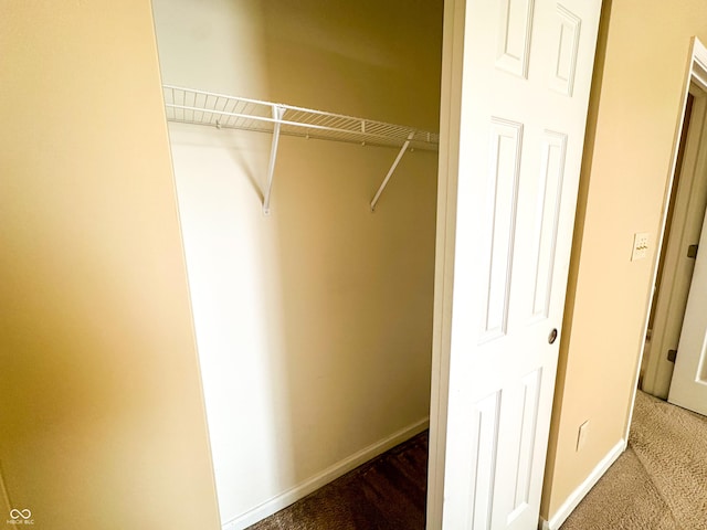 view of closet