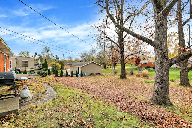 view of yard featuring a patio